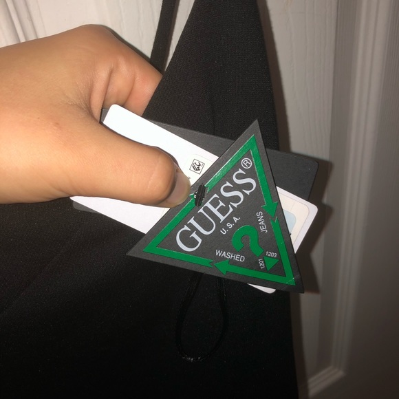 GUESS GISELLA BLACK DRESS - Picture 6 of 11